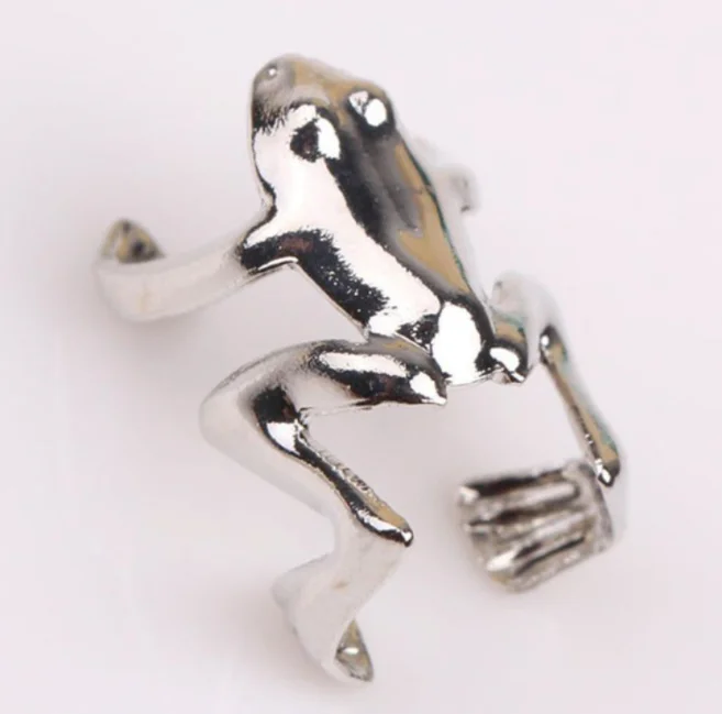 Gold Plated Punk Jewelry Frog Ear Clip Earrings Trendy Fashion for Weddings Parties Gifts Anniversaries