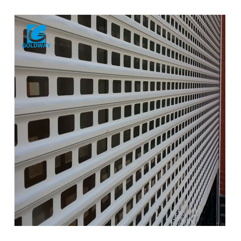 Automatic Ventilation Door Garage Door Perforated Roller Shutter Door