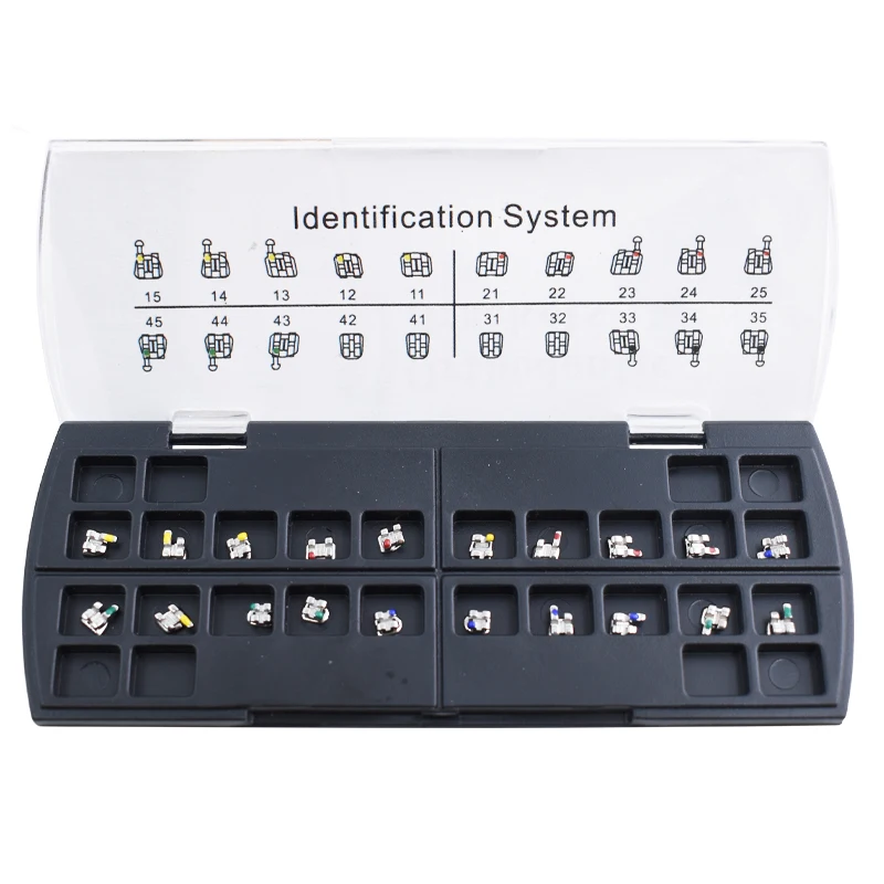 Dental Materials Braces Orthodontics Roth Mini Brackets  022 with Laser Mark