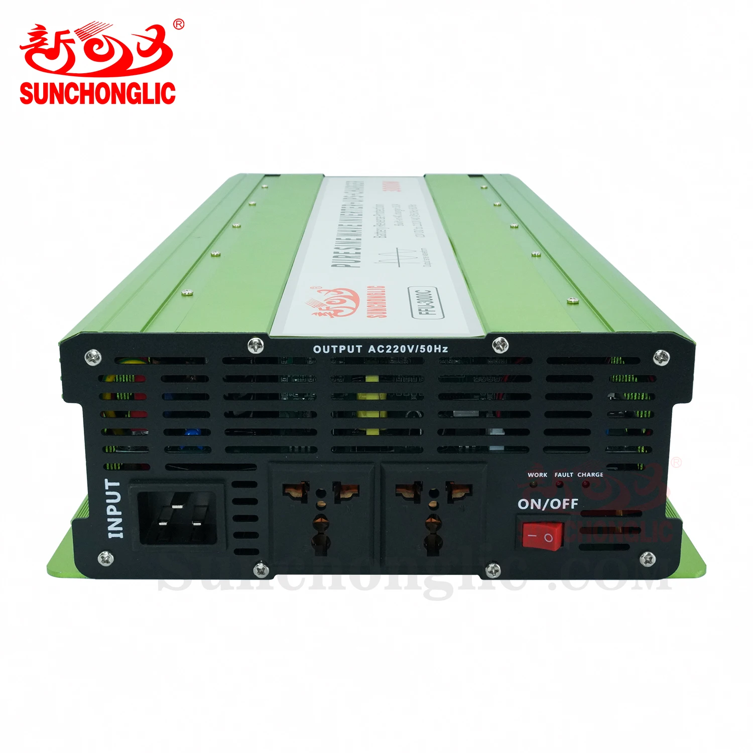 Sunchonglic inverter ups power inverter 12V 3000W pure sine wave inverter with 30A AC charger