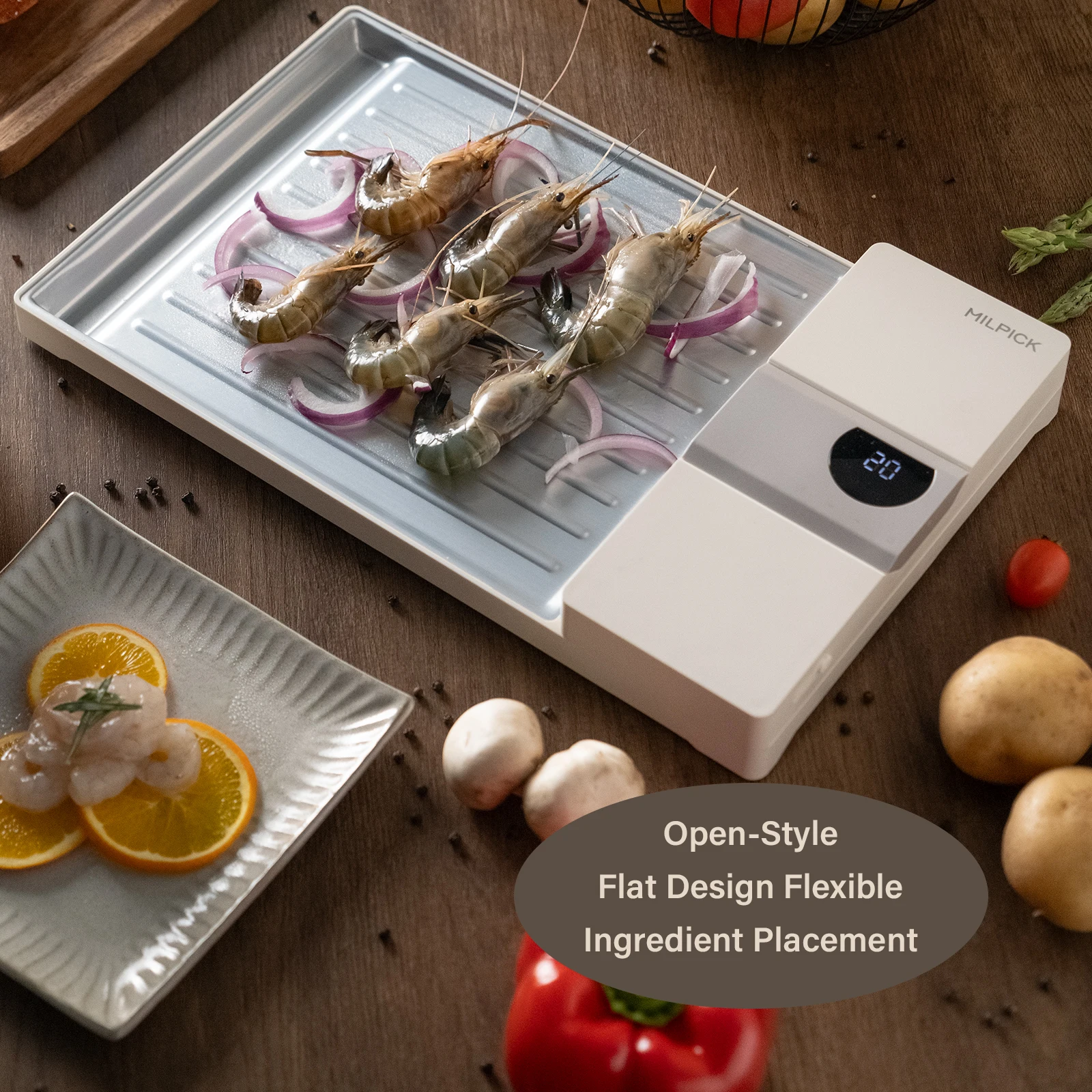 Kitchen household multifunctional magic rapid fast quick frozen steak food thawer defroster meat thawing defrosting tray