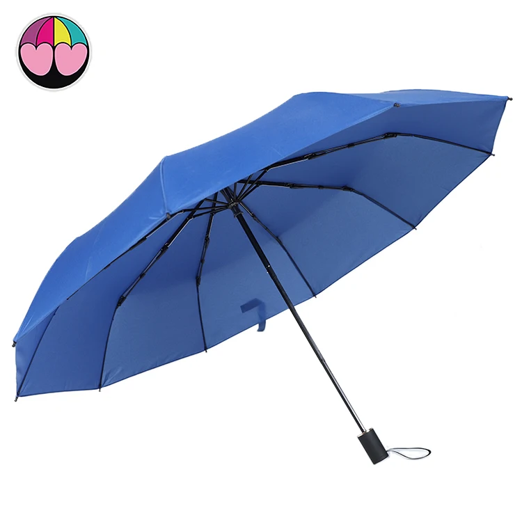 chinese umbrella Manufacture sale windproof custom logo tuuci 3 fold manual open umbrella change color umbrella free shipping