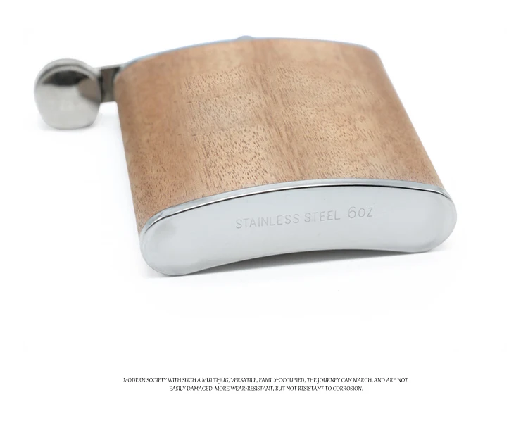 Персонализированная фляжка для виски на спиртовой основе, подарок для лучшего человека, деревянные фляжки из нержавеющей стали