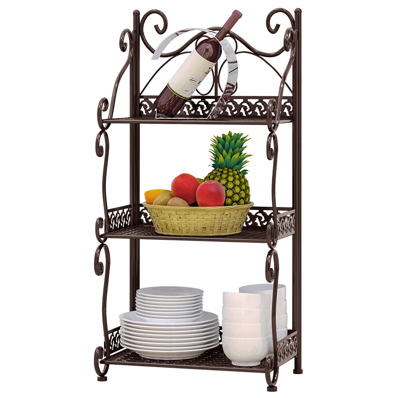 Suoernuo Metal Kitchen Storage Rack For Kitchen Room