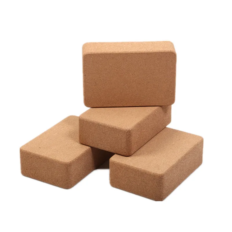  high density block yoga cork 100% in 3*6*9 inch