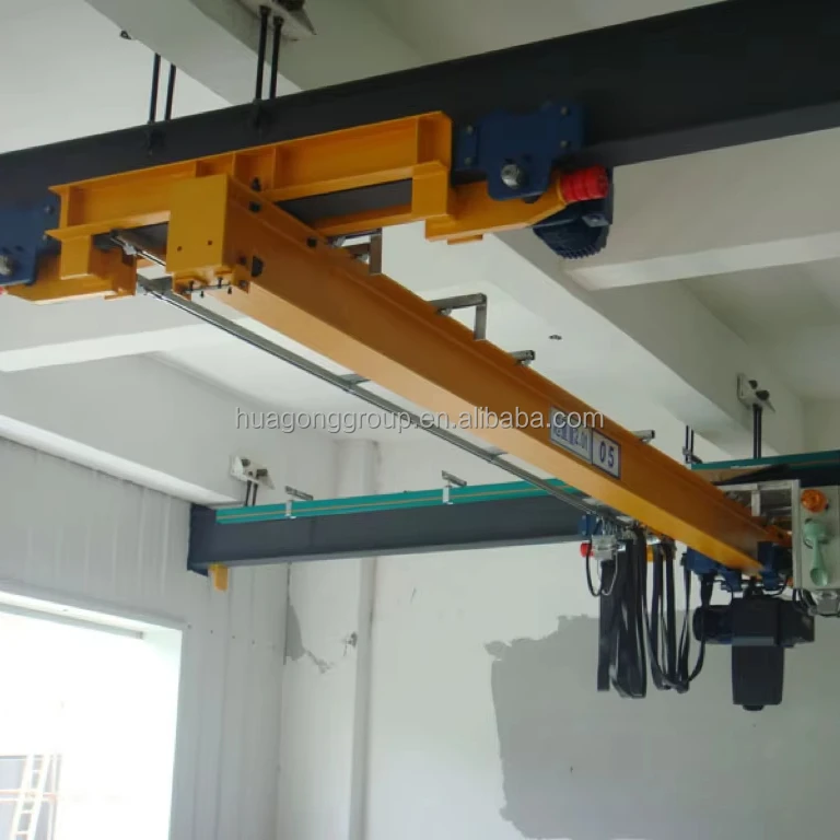 LX Type under Hanging EOT Crane 3 ton to 15 ton Hoist Monorail Suspension Overhead Bridge Core Components Including Motor Engine