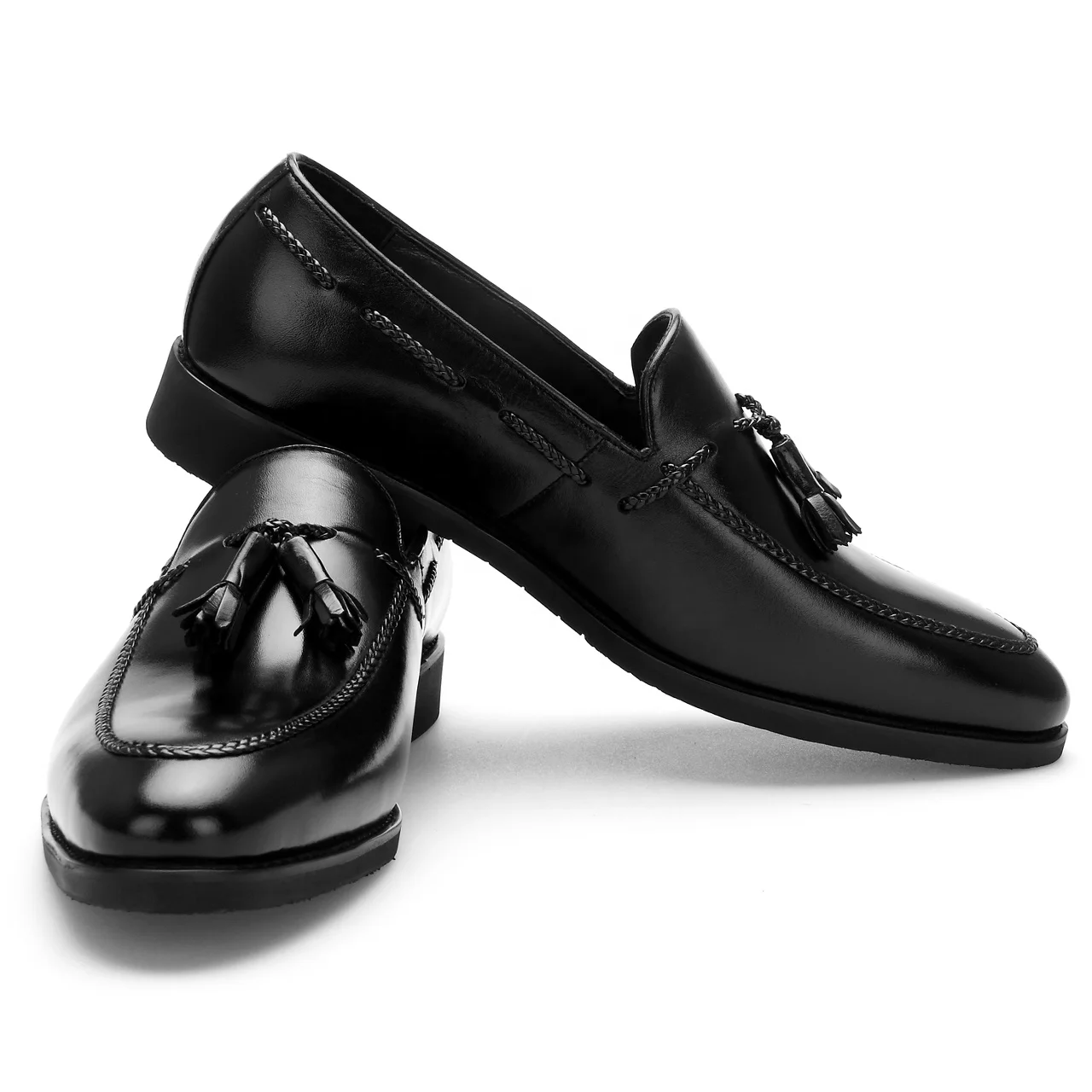 
Мужские лоферы без шнуровки с кисточками, повседневные туфли из натуральной кожи ручной работы, весна-осень 2020 