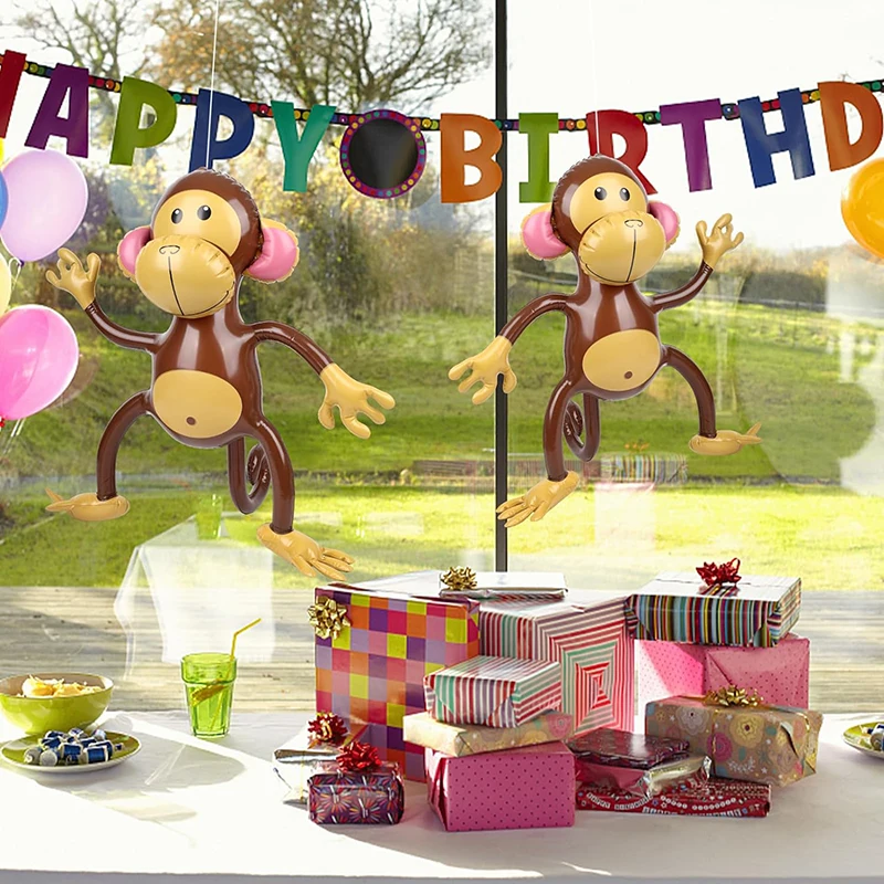 Eco-Friendly PVC Inflatable Dancing Monkey Toy Balloon for Party Decorations or Props