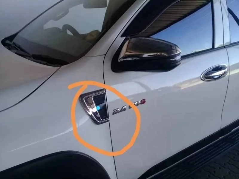 Автомобильное крыло устанавливаемое на вентиляционное отверстие в салоне автомобиля Fender накладка наклейки декор для Hilux REVO