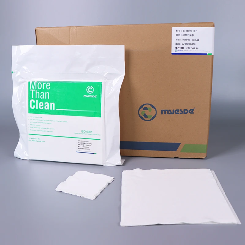 Low levels ions NVRs  nonvolatile residues particles fibers Sterile Cleanroom wiper