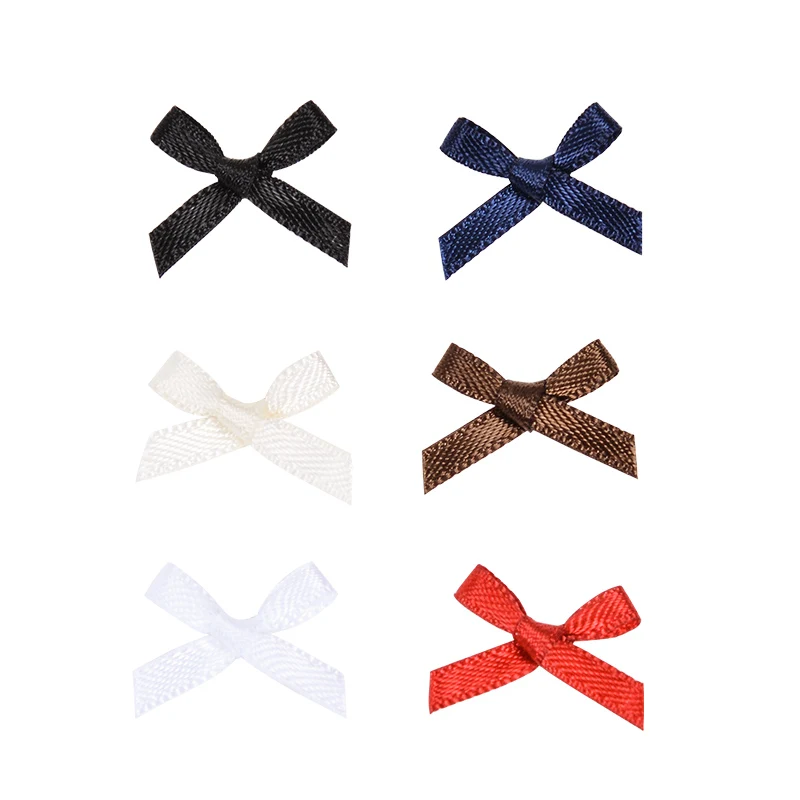 YAMA 8 colors stock satin hand-tied ribbon bow clothing accessory DIY