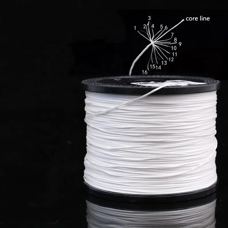 2 мм 3 диаметр 100% UHMWPE сверхпрочная Парашютная веревка X-Sports сердечник из 16