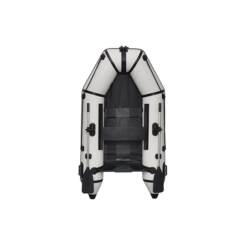  Factory Military Small Aluminum Rescue Rigid Belly Inflatable Fish Boat with Outboard