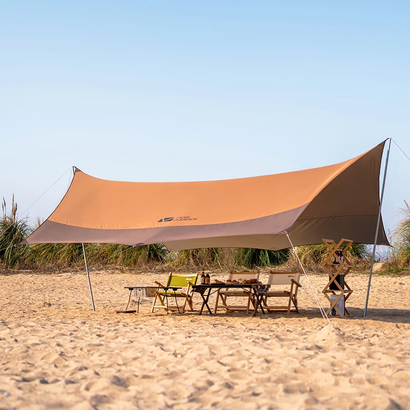 MOBI GARDEN New Style Outdoor Hiking beach Party 3-4 Person outdoor Portable Waterproof Automatic Folding Camping Canopy