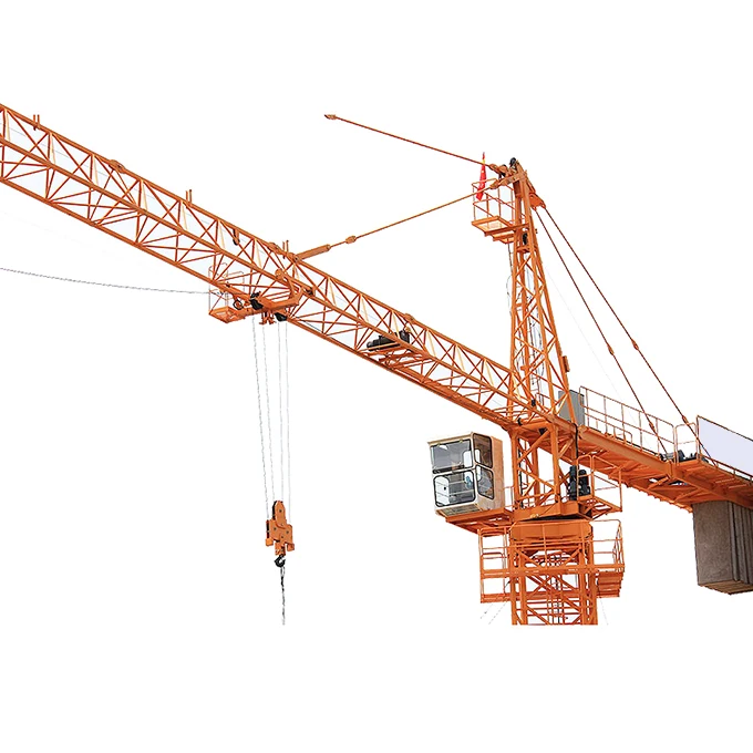 The upper limit of bearing capacity is 4T 6T 8t tower crane and 60m boom construction machinery tower crane
