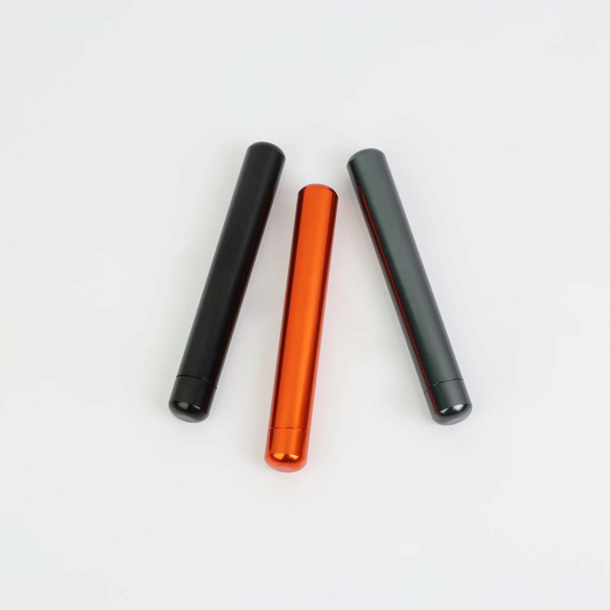 Single metal Aluminum portable cigar tube packaging travel tube