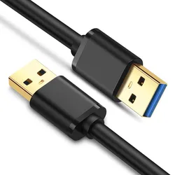 Usb A To Usb A Extension Cable Flex Usb 3.0 Cable 2 Pack Male To Male Extender Cable