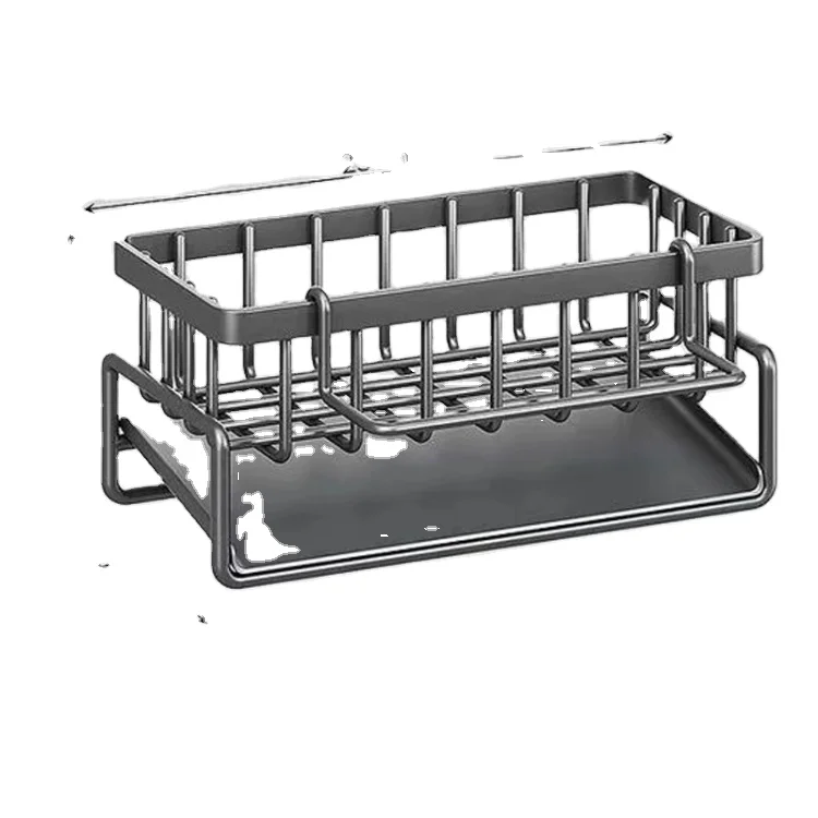 Cheaper price Kitchen Sink Multifunctional Drain Rack Sponge Rag Storage Shelf stand