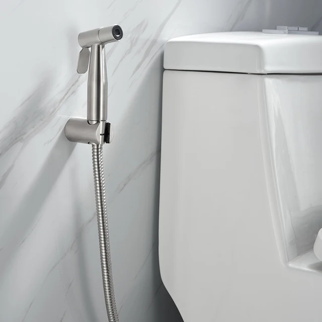Modern Handheld Shower Toilet Bidet Wall Mounted Shattaf Handheld Portable Bidet Sprayer Shattaf