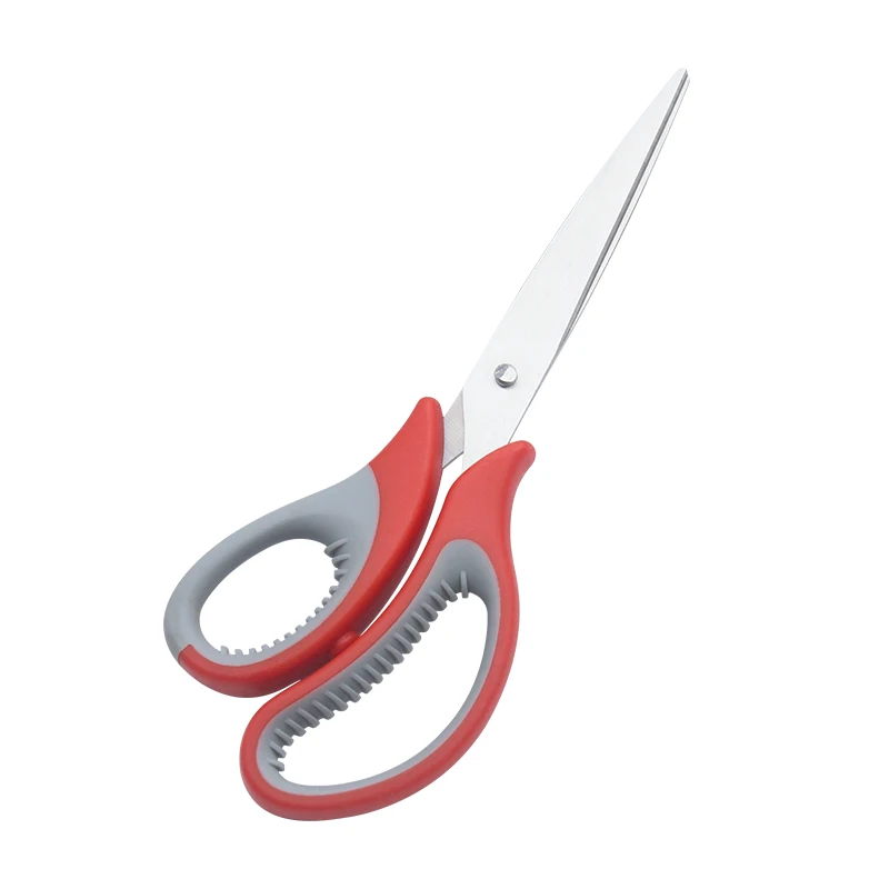 Industrial-Grade Premium Soft Comfort-Grip Office Scissors Stainless Steel Sharp Fabric Shear with Smooth Edge Customizable OEM