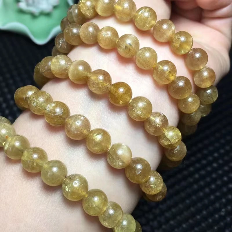 Natural stone bead bracelet Aquamarine Bracelet Blue Crystal Gem Jewelry European and American popular jewelry