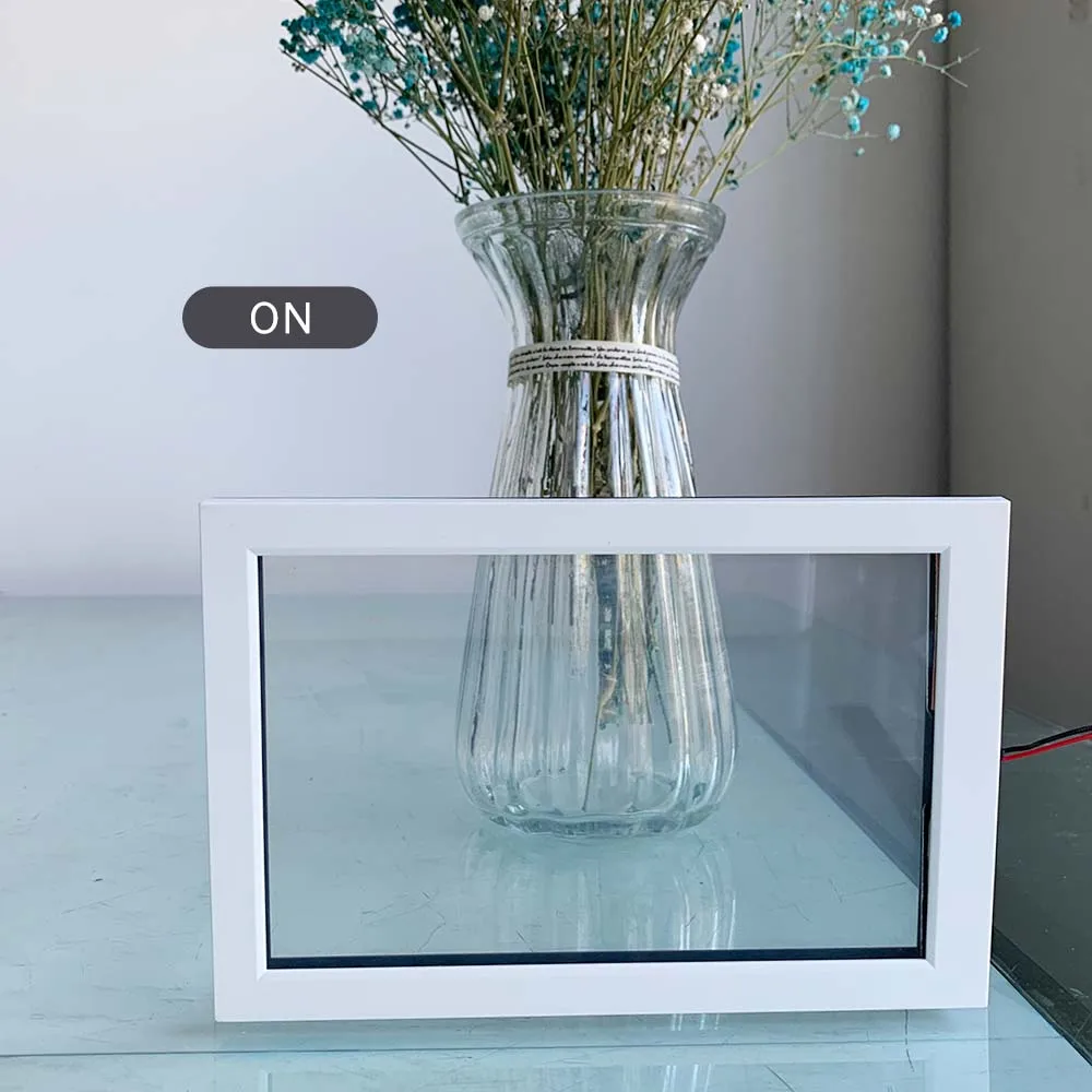 Switchable Opaque Transparent Electric PDLC Glass with Remote Control Black Tinted Privacy Office Doors and Windows