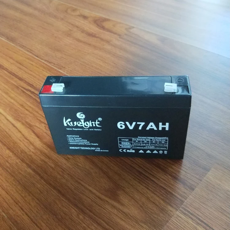 Original Factory Wholesale VRLA Agm 6V 7AH Sealed Lead Acid Batteries