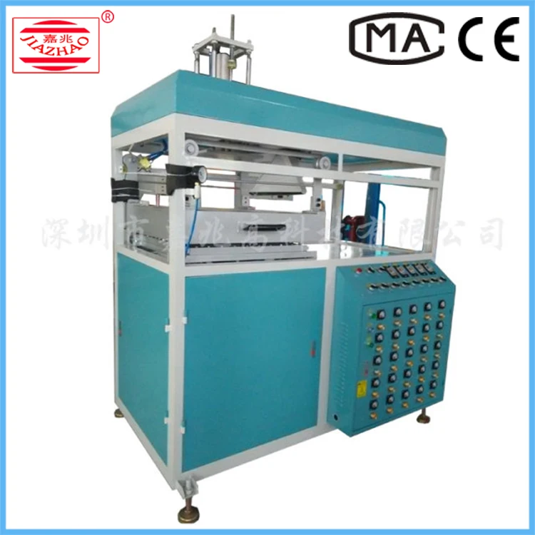 Manual PVC PET PP PS plastic Blister Clamshell Vacuum ThermoForming Machine for fast food fruit box blister packaging