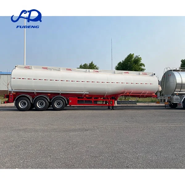 3 Axle 40000 45000 Liters Fuel Tanker Oil Fuel Tank Tanker Truck Trailer Semi Tanker Trailers