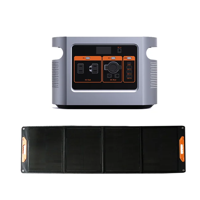 Generator Solar Panel Charge 1000wh Portable Camping Power Station With Lithium LiFePO4 Battery
