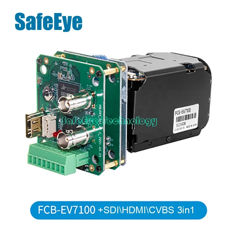 Sony FCB-CV7100/FCB-EV7100 Drone UAV Aerial Photograph Field Serach and Rescue  HD SDI LVDS IP Output Interface Camera Module