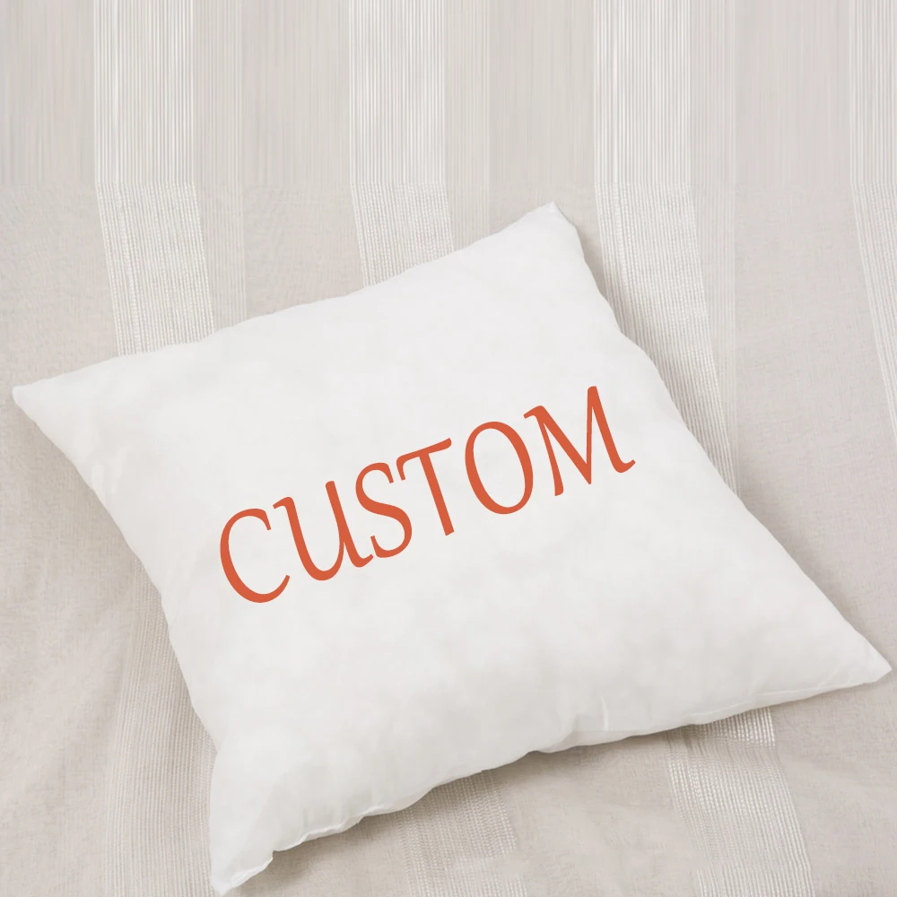 Cotton Throw Pillow Cover Wholesale Custom Made Sublimation Digital Printed Plain Eco-friendly Throw Pillow