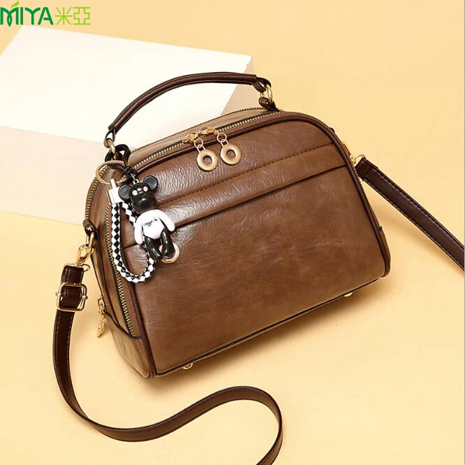 Newly fashion creative crossbody messenger bag womens PU leather handbag
