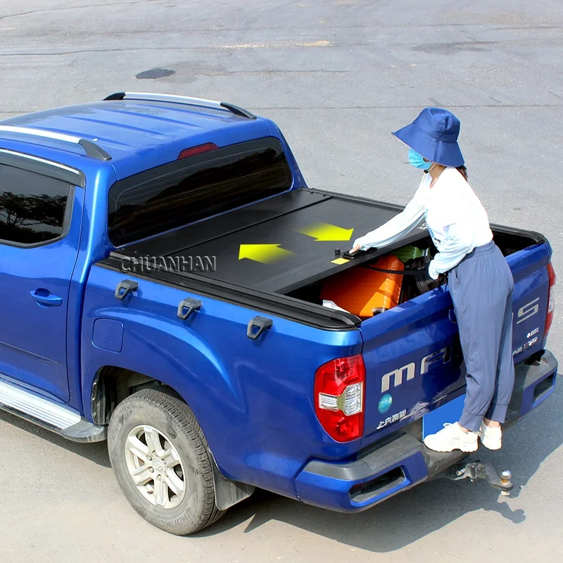 pickup truck bed cover retractable roller shutter lid l200 tonneau cover ranger maverick for ford f150 6.5ft