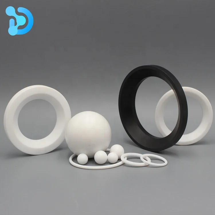 Dechengwang OEM wholesale chemical resistance virgin ptfe parts gasket backup PTFE piston ball valve seat seal
