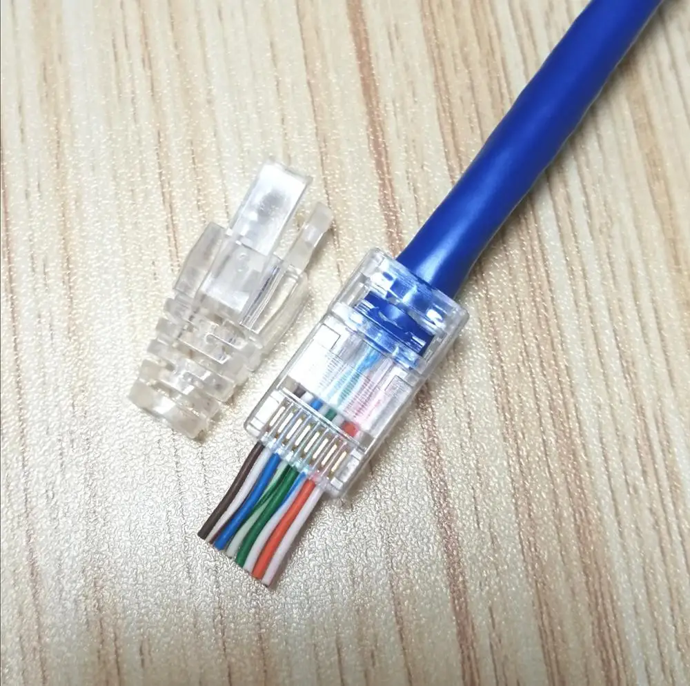  Прозрачные ботинки RJ45 для разъема