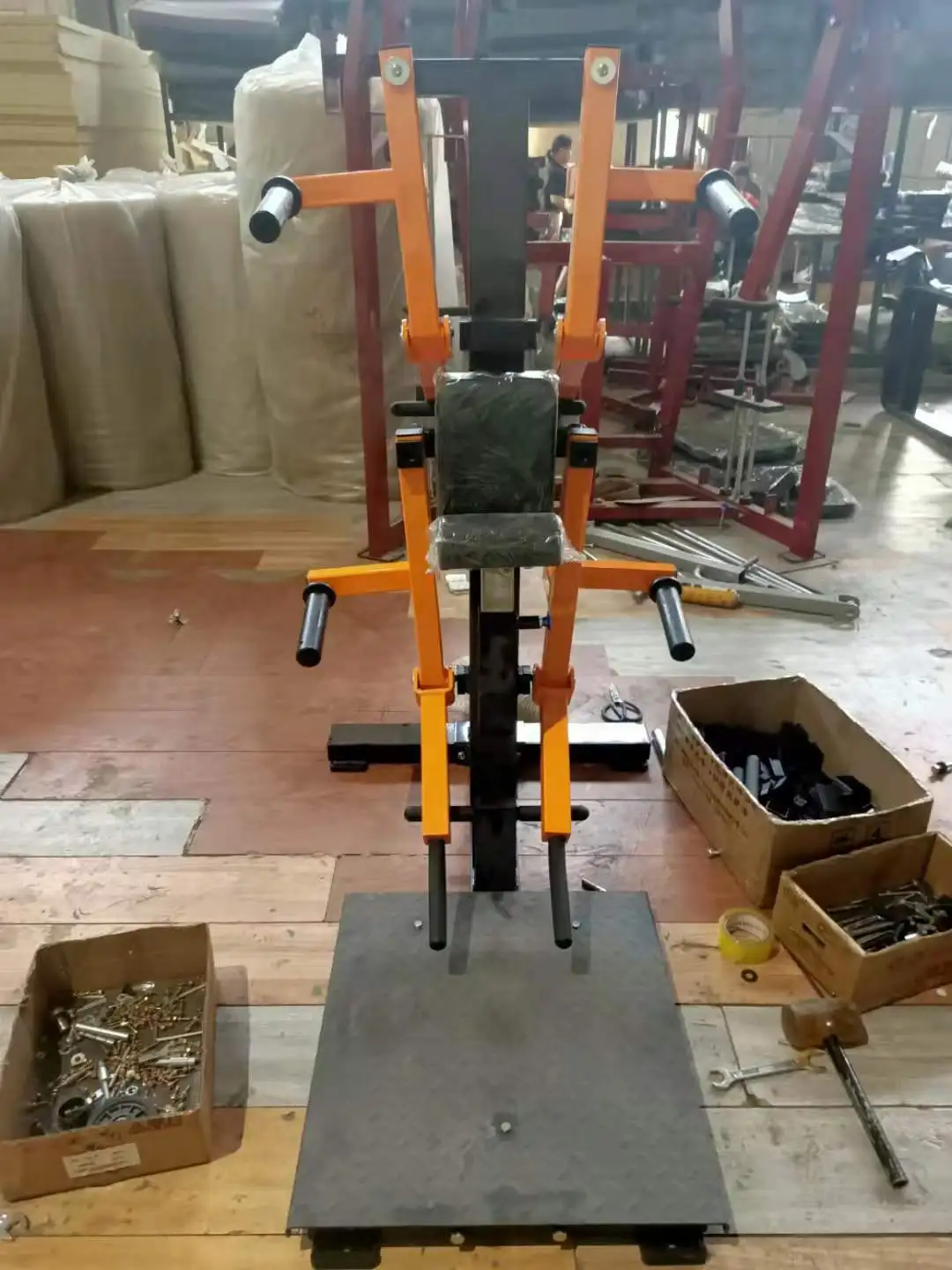 commercial gym equipment Side Standing Shoulder Press Machine Plate Loaded Gym Fitness Equipment Standing Side Lateral Raise