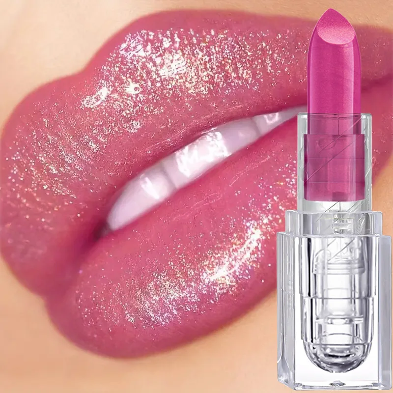 Halloween Party Diamond Lipstick Shiny Metal Matte Long Lasting Waterproof Non stick Cup Halloween Lipstick Private Label