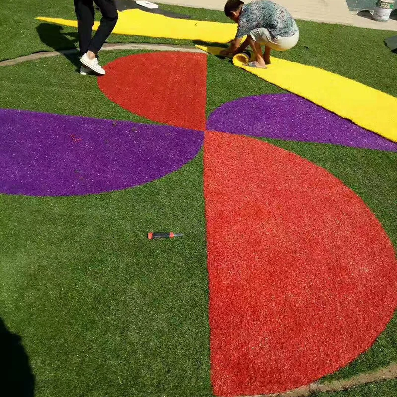 InmysenHigh Quality Synthetic Turf Lawn Spring Landscaping Natural Green Grass Carpet Non-Woven Backing Artificial Grass