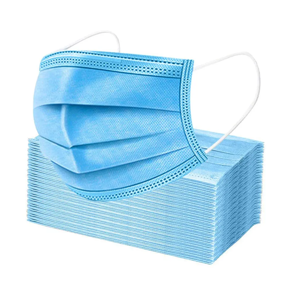 Factory 3Ply Disposable Protective SMS Non-Woven Face Mask Mouth Mask half disposable dust mask