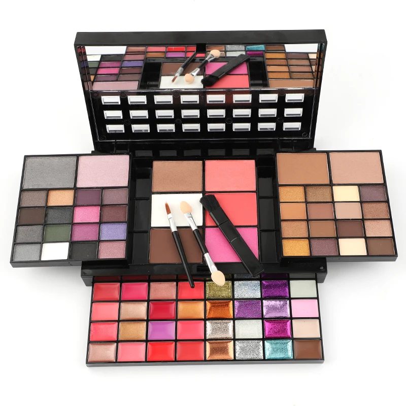 RTS Professional 74 Full Color Makeup Set Custom Eyeshadow Blush Concealer Contour Lipgloss Make Up Palette