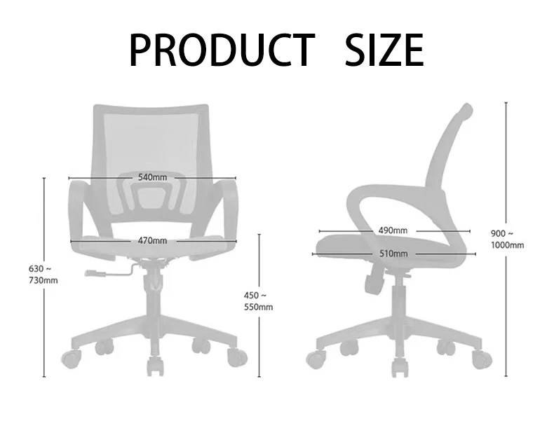 Cheap comfortable high quality swivel base mesh fabric plastic office computer chair furniture