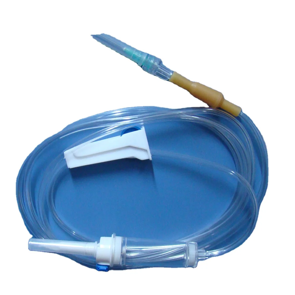 Disposable Infusion Set with Hypodermic Needle with  Luer slip luer lock