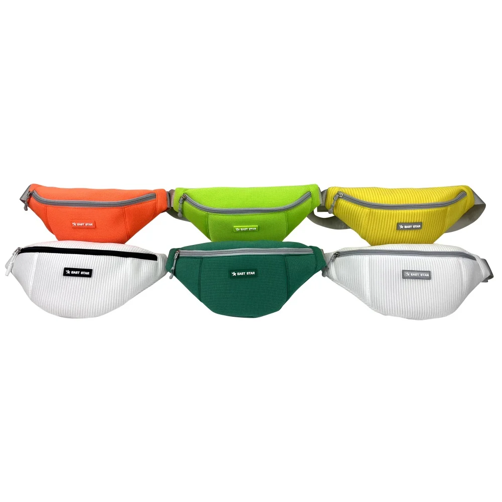 Custom 2025 Waterproof Nylon Bum Bag Mini Backpack Fanny Pack with Logo for Women and Men Sport and Travel Shoulder Bag