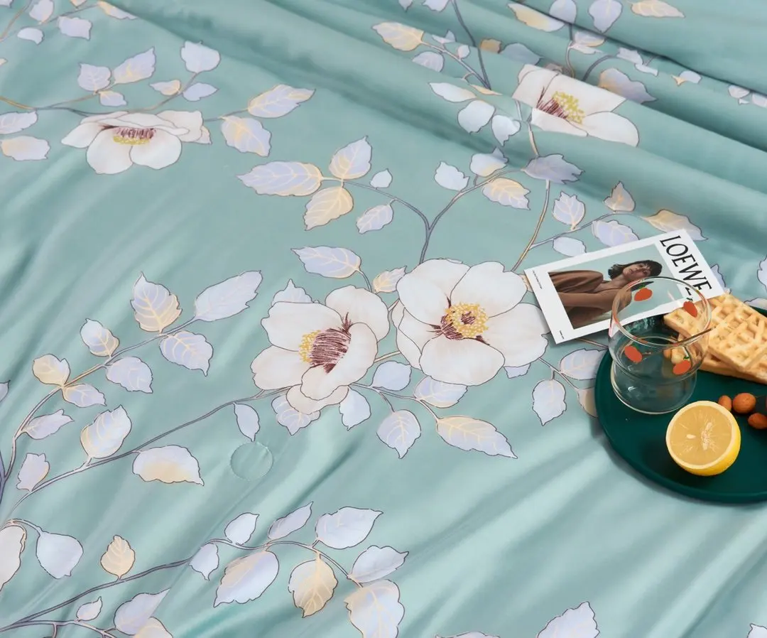 Chinese Luxury 100% Silk Bedding Sets Tencel Bedding