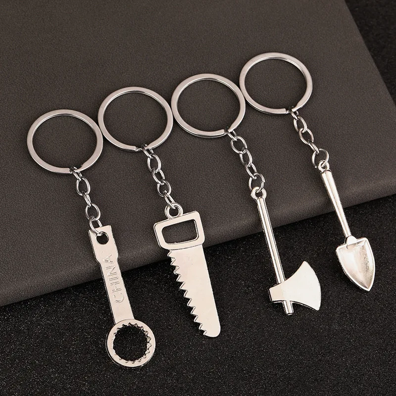 Hot Selling Mini Tool Keychain Portable 0-4cm Tiny Vernier Caliper Cart Token Boxing Gloves Spanner Tool For Bag Car Pendant