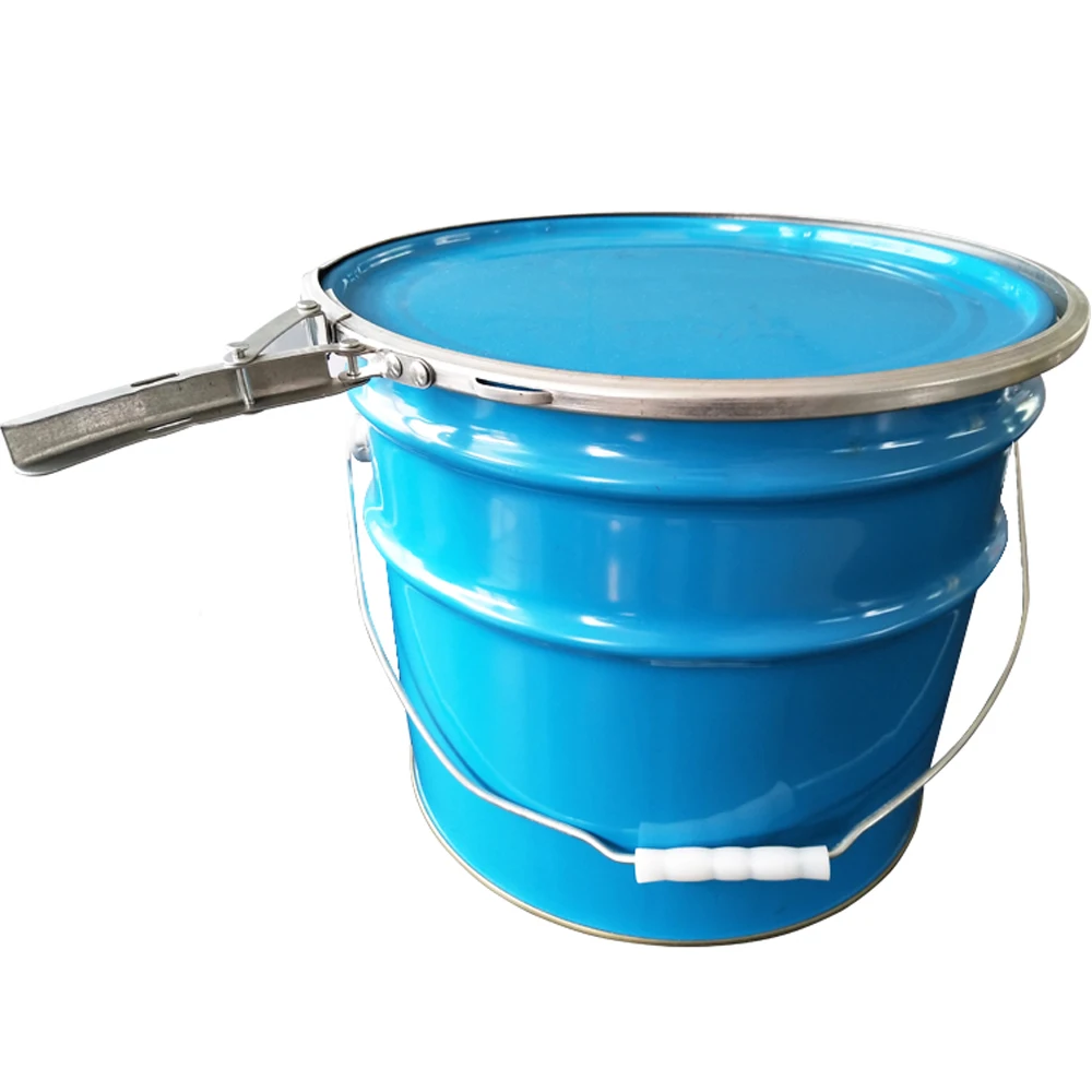 metal barrel 16 liter paint bucket paint buckets with iron hoop