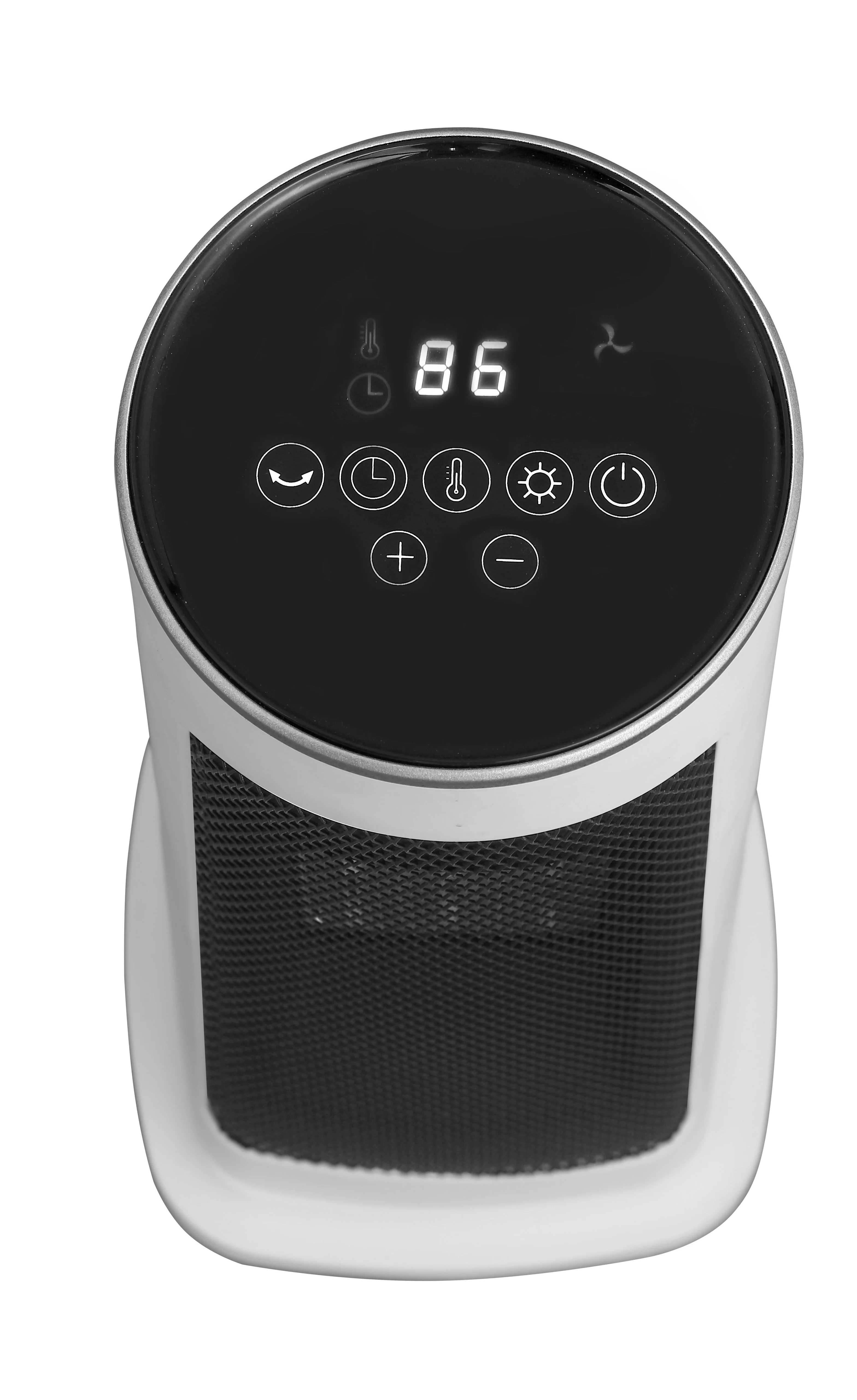 Factory Low Price New Digital Mini Portable Room Oscillating Electric PTC Ceramic Tower Fan Space Heater with ETL