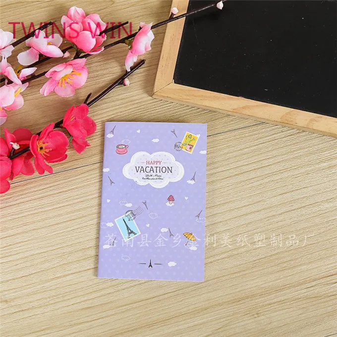 Wholesale Stationery Supplies Office & School Custom printed colorful lovely a6 blank paper notebook for Gifts 1914