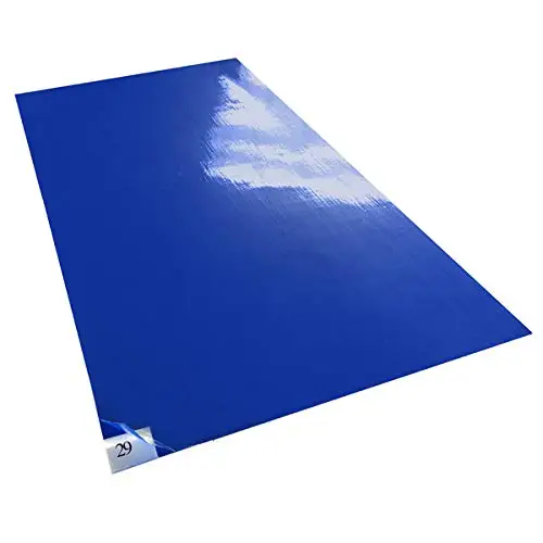 Дверной напольный коврик для снятия пыли 24 ''x 36'' 60*90 см синий 600 мм x 900 30 липкий собак и домашних